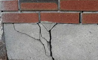 Concrete foundation with serious structural damage in Baton Rouge, LA